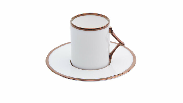 Limoges Bronz Kahve Takımı 12 Parça