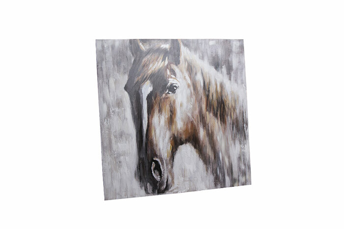 Kahverengi At Horse 100x100cm