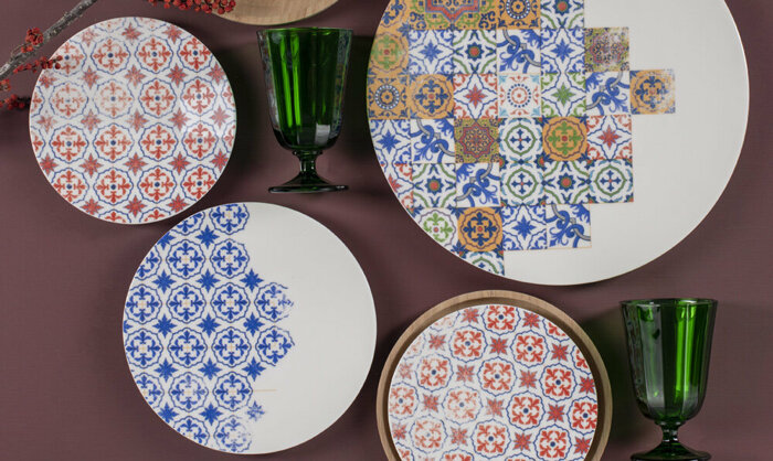 Tiles 18 Parça 6 Kişilik Yemek Takımı